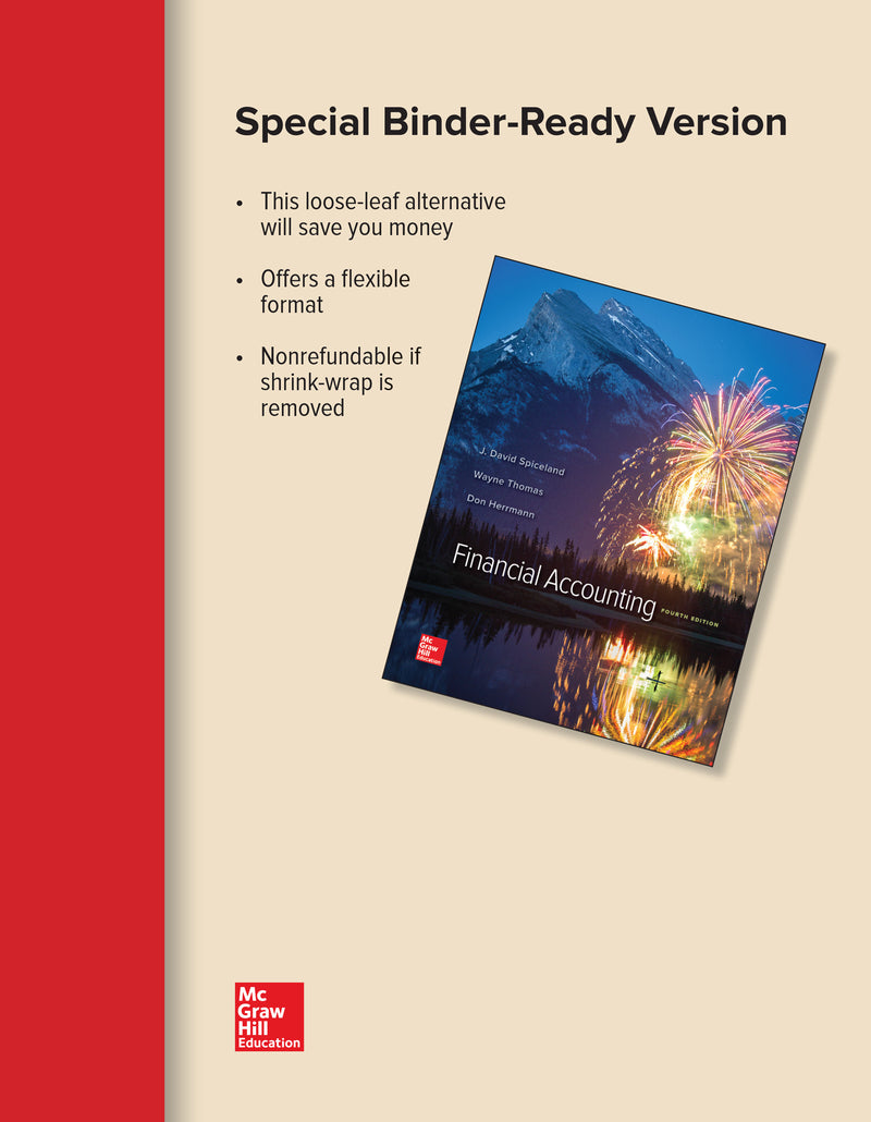 Loose Leaf For Financial Accounting 4e