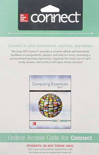 Connect Access Card For Computing Essentials 2017 26e