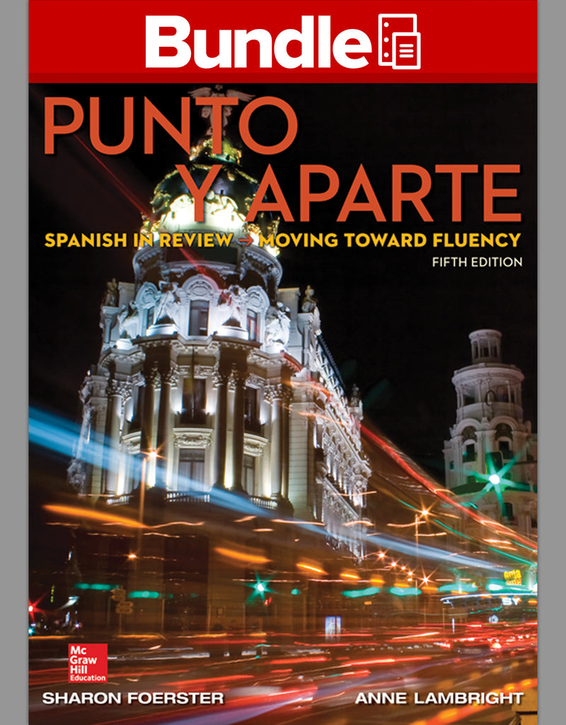 Gen Combo Ll Punto Y Aparte; Workbook Lab Manual Punto Y Aparte 5e