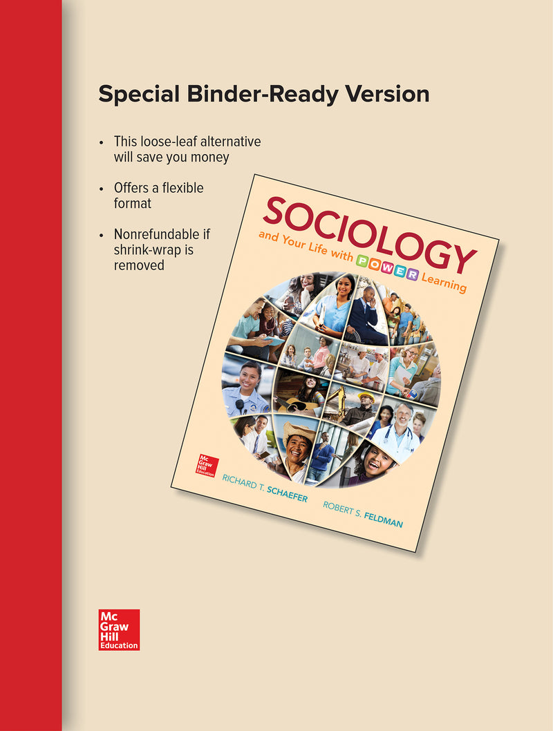 Sociology & Your Life With P.o.w.e.r Learning Loose Leaf Edition With Connect Access Card