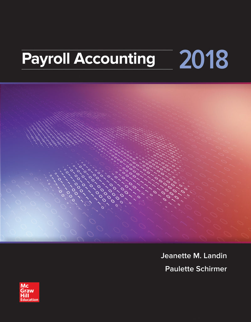 Loose Leaf For Payroll Accounting 2017 3e