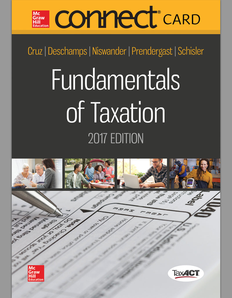 Connect Access Card For Fundamentals Of Taxation 2017 Ed 10e