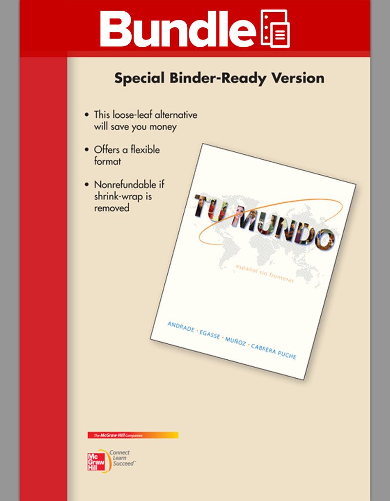 Gen Combo Ll Tu Mundo; Connect Ac; Practice Spanish Study Abroad Ac