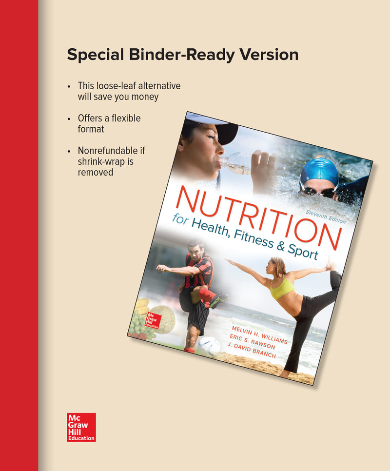 Gen Combo Loose Leaf For Nutrition For Health Fitness And Sport; Connect Card