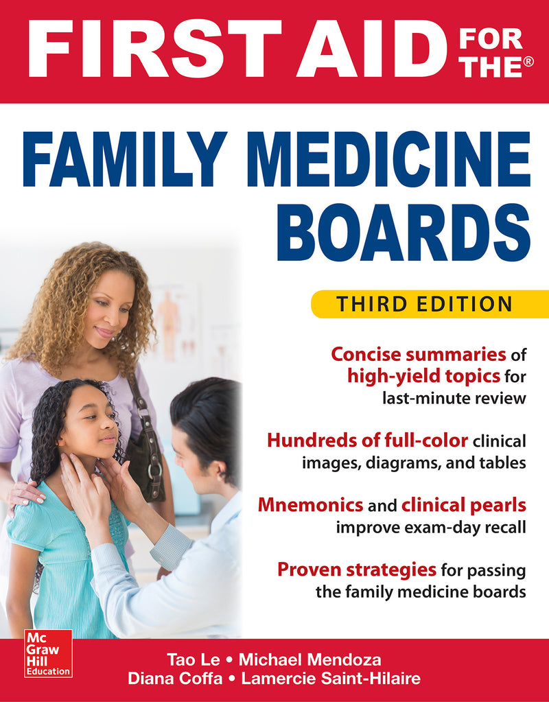 First Aid For The Family Medicine Boards Third Edition 3e