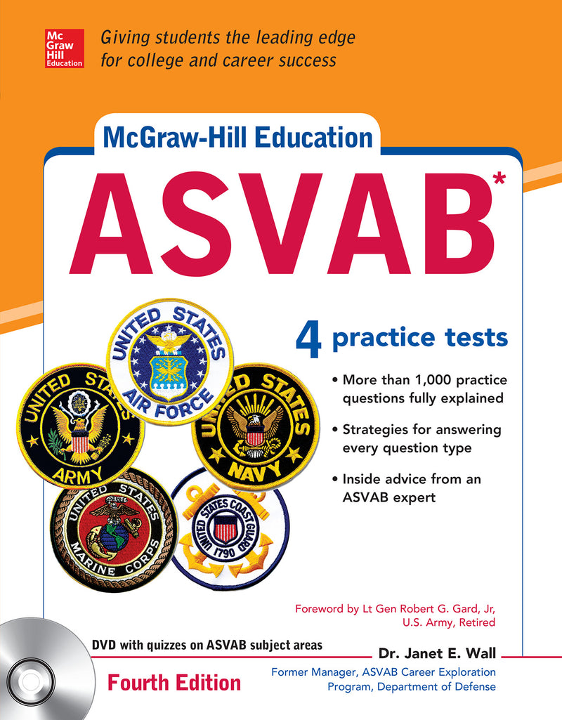 Mcgraw Hill Education Asvab With Dvd Fourth Edition 4e