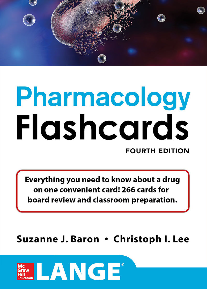 Lange Pharmacology Flashcards Fourth Edition 4e