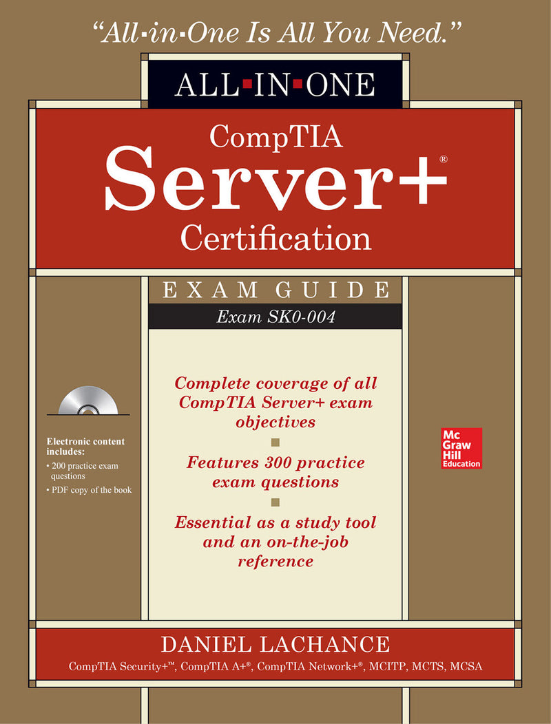 Comptia Server+ Certification All In One Exam Guide Exam Sk0 004
