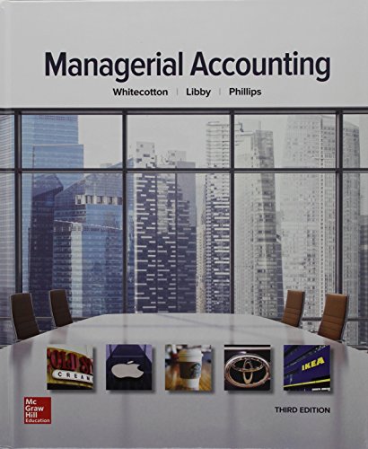Gen Combo Managerial Accounting; Connect Access Card 3e