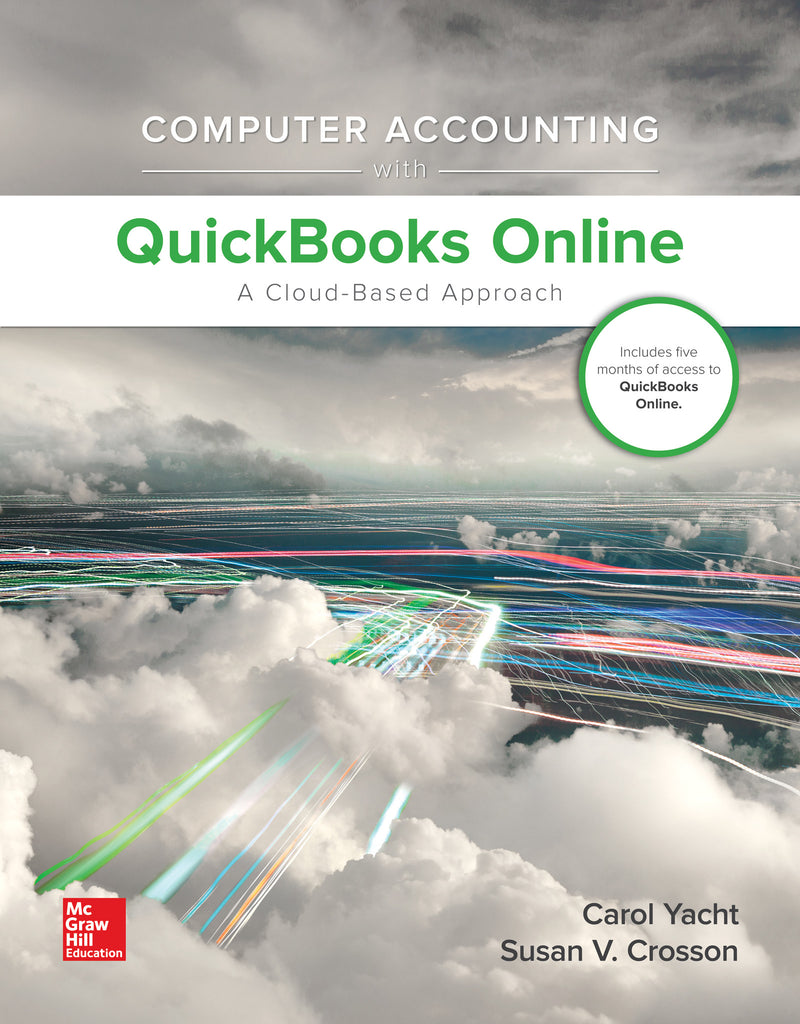Computer Accounting With Quickbooks Online A Cloud Based Approach 1st Edition W  Quickbooks Online Access