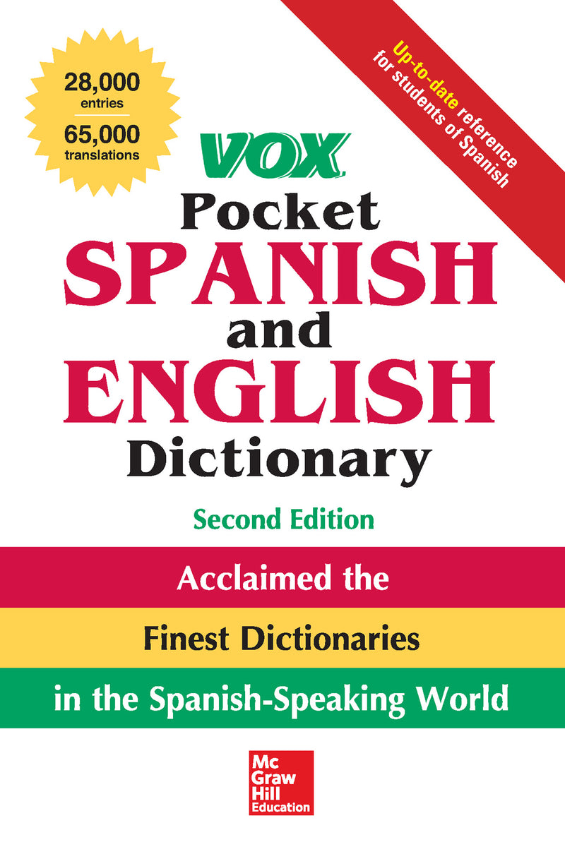 Vox Pocket Spanish & English Dictionary 2nd Edition 2e