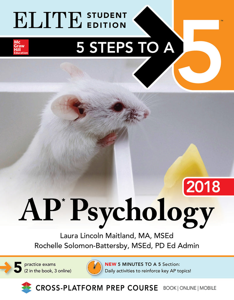 5 Steps To A 5 Ap Psychology 2018 Elite Student Edition 9e
