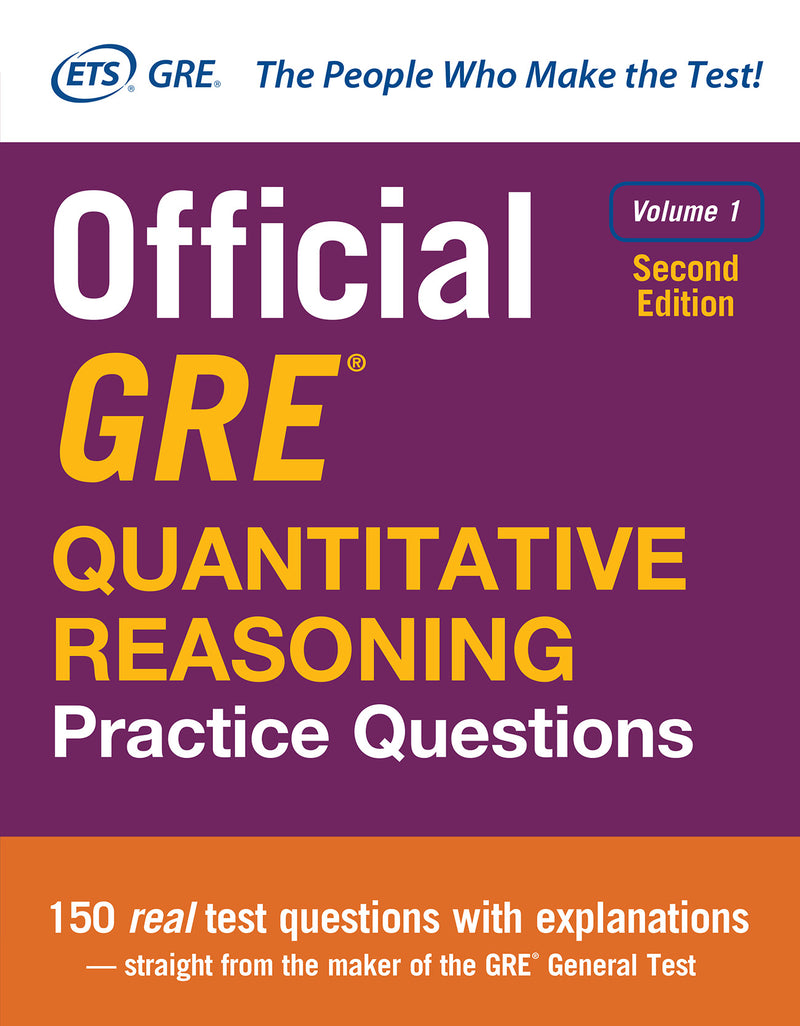 Official Gre Quantitative Reasoning Practice Questions Second Edition Volume 1 2e
