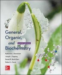 Package General Organic & Biochemistry With Connect Passcode Card1 Semester 9e