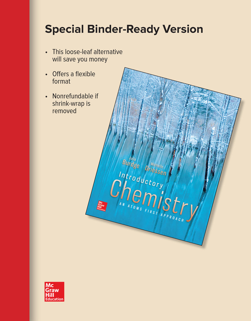 Loose Leaf For Introductory Chemistry An Atoms First Approach