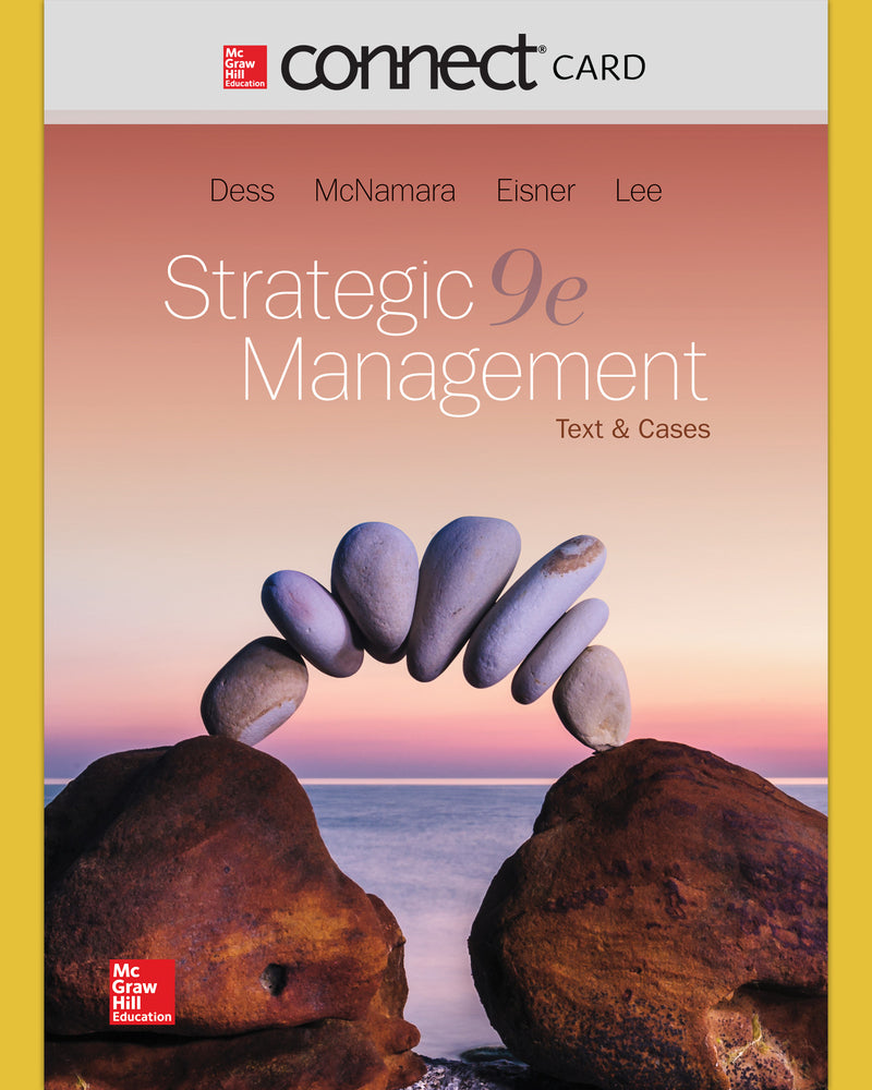 Connect Access Code Card For Strategic Management Text & Cases 9e