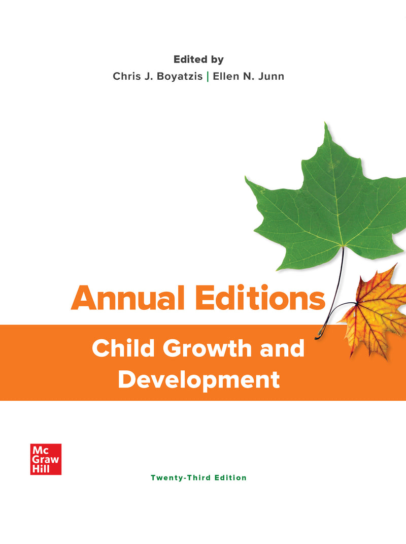 Annual Editions Child Growth & Development 23e