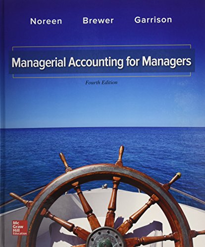 Gen Combo Managerial Accounting For Managers; Connect 1s Access Card 4e
