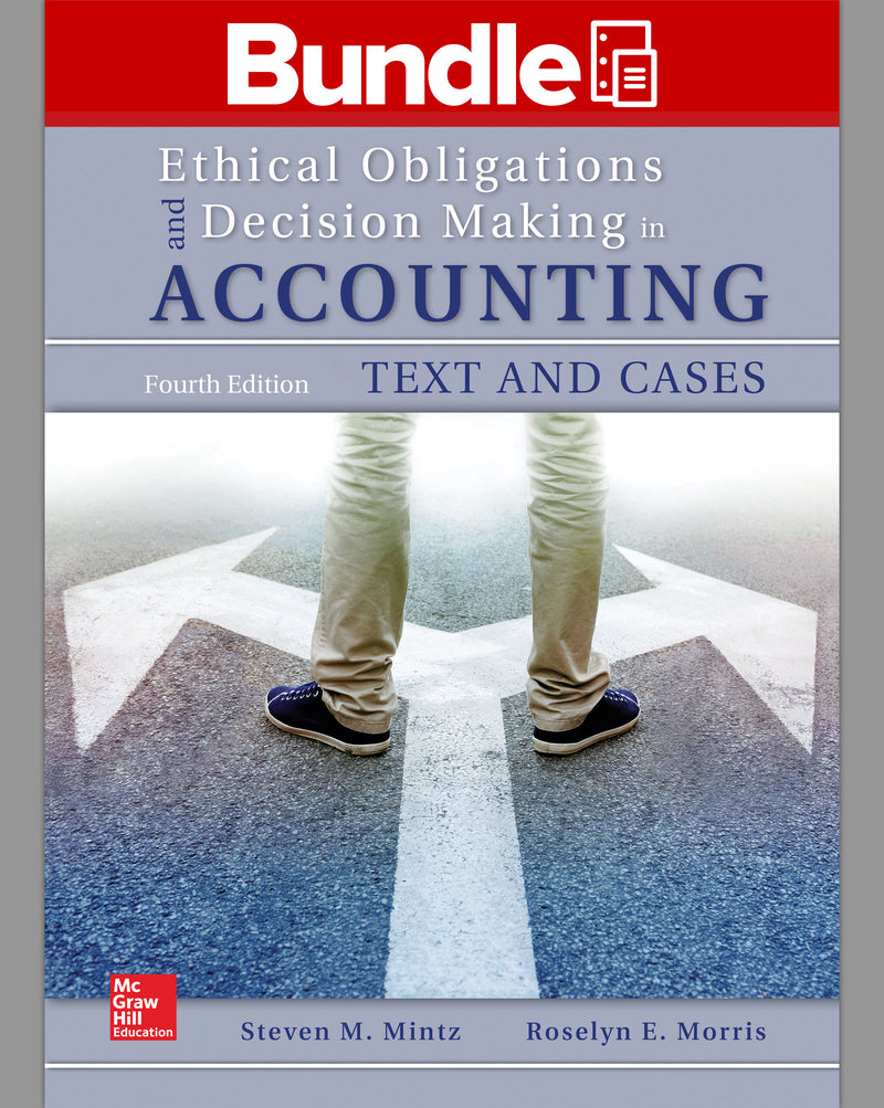 Gen Combo Ll Ethical Obligations & Decision Making In Accounting; Connect Access Cards 4e
