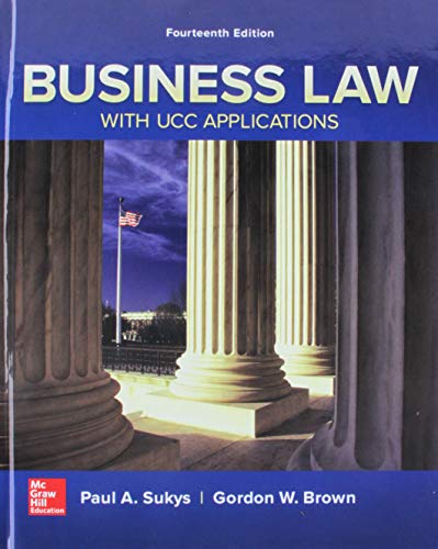 Gen Combo Business Law With Ucc Applications; Connect Access Card