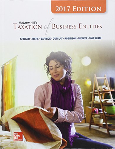 Gen Combo Mcgraw Hills Taxation Of Business Entities 2017; Connect Access Card 8e