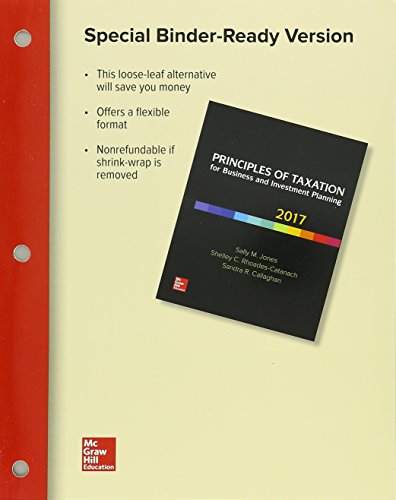 Gen Combo Ll Principles Taxation For Business & Investment Planning; Connect Ac  20e