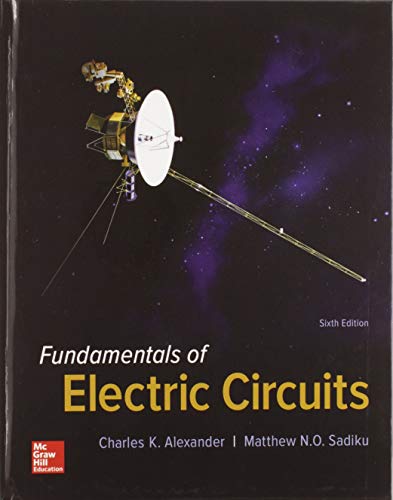 Package Fundamentals Of Electric Circuits With 1 Semester Connect Access Card 6e