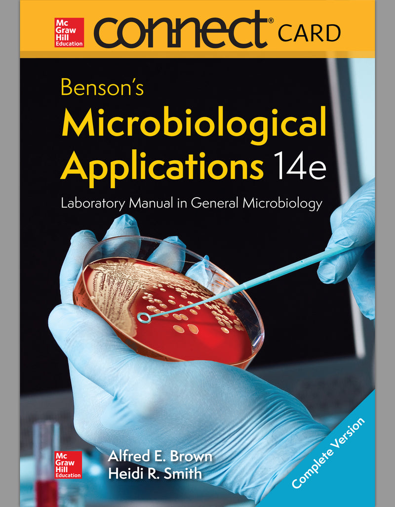 Connect Access Card For Bensons Microbiology Applications Complete Version
