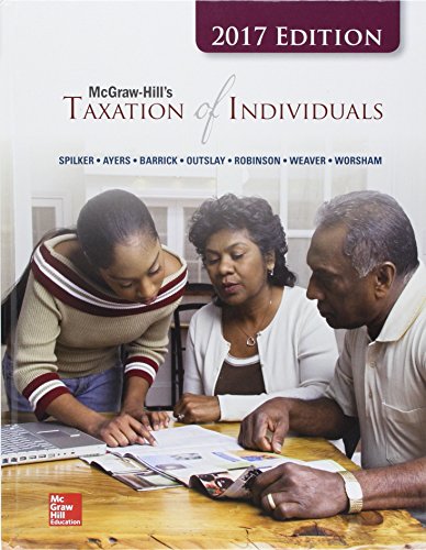 Gen Combo M H Taxation Of Individuals 2017; Connect 1s Ac; Taxact Cd Rom 8e