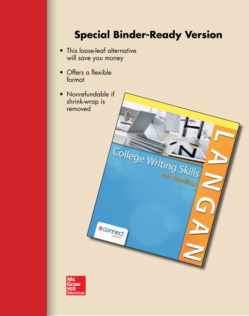 Looseleaf College Writing Skills With Readings 9e With Mla Booklet 2016 9e