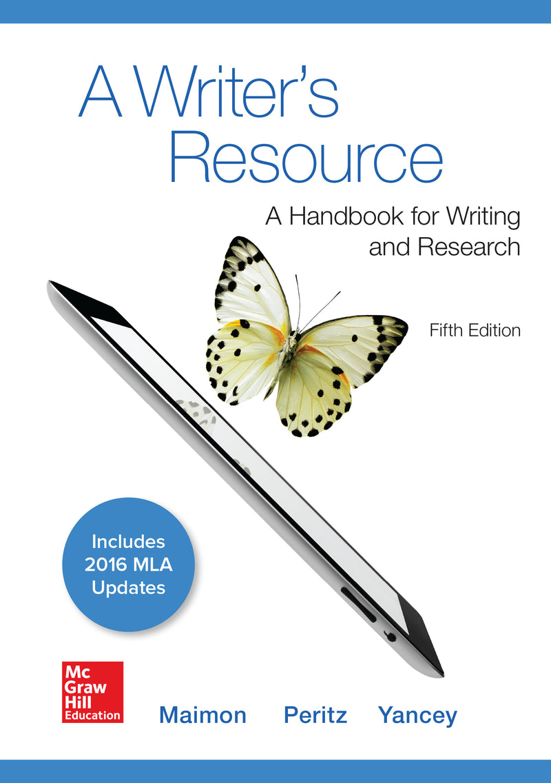 A Writers Resource 5e Mla 2016 Update 5e