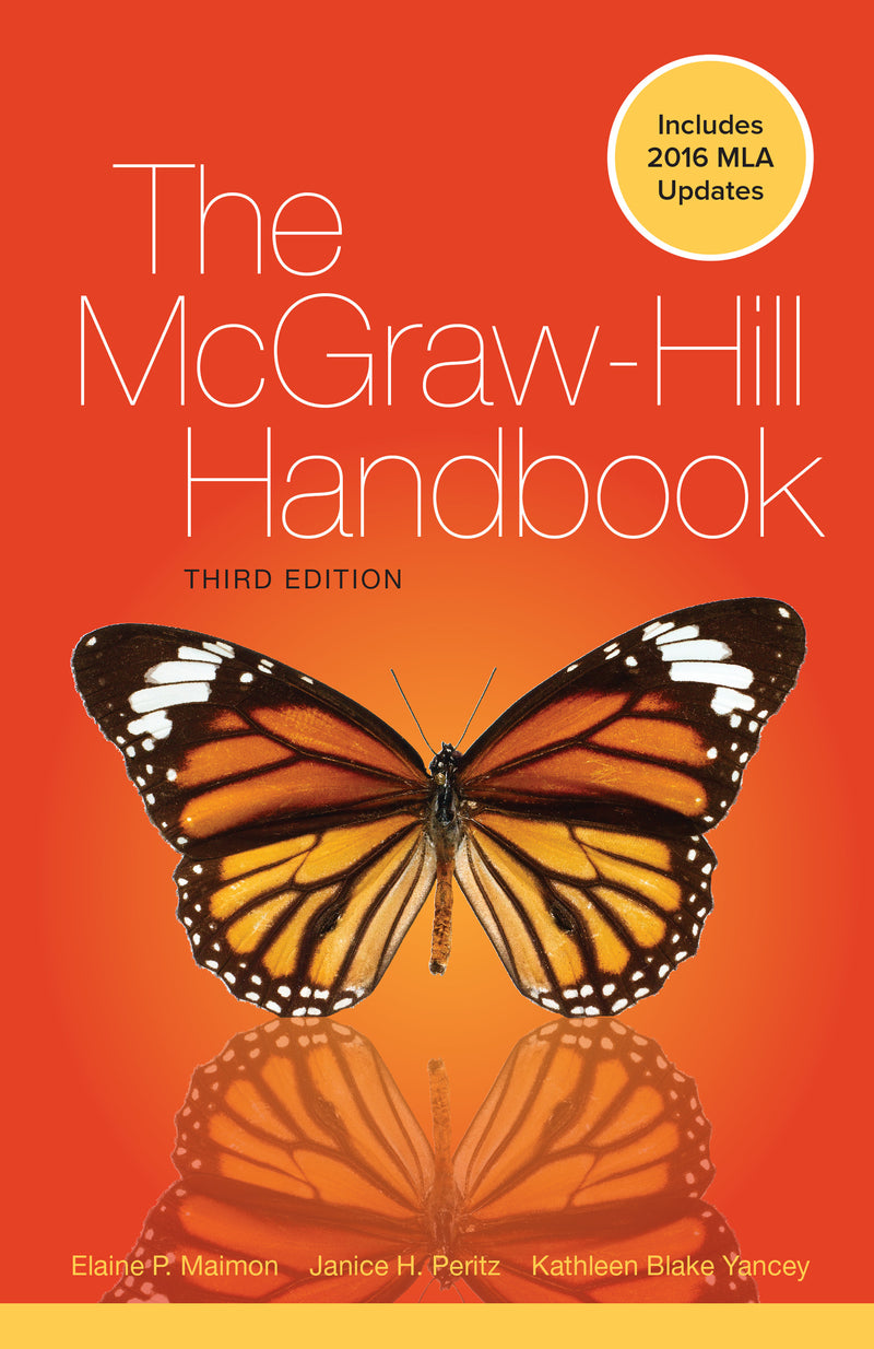 Mcgraw Hill Handbook Paperback Mla 2016 Update 3e