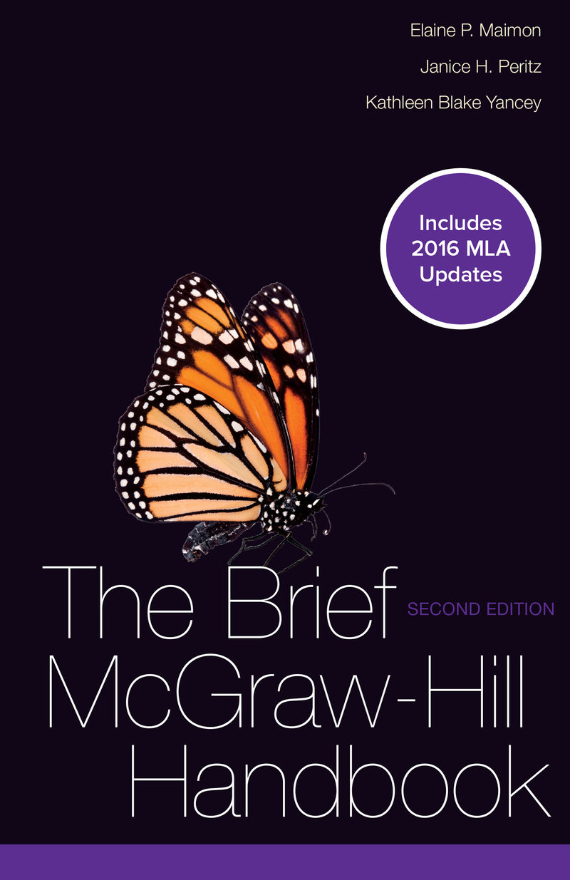 Brief Mcgraw Hill Handbook Mla 2016 Update 2e