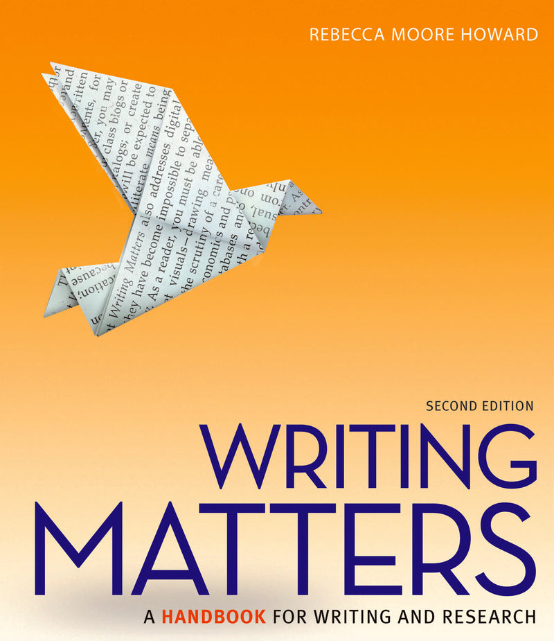 Writing Matters Tabbed Spiral Bound Edition 2e With Mla Booklet 2016 2e