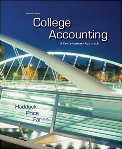 Connect Access Card For College Accounting A Contemporary Approach 4e