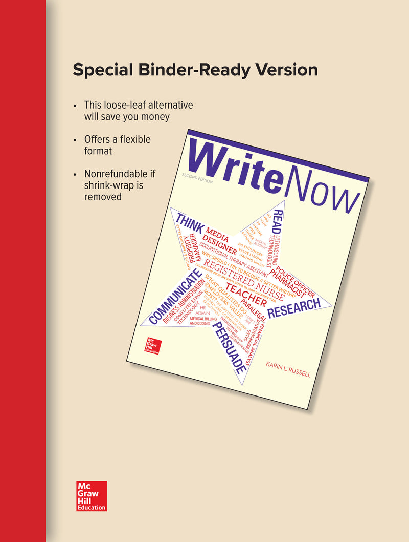 Looseleaf Write Now 2e Mla 2016 Update With Connect Composition Access Card 2e