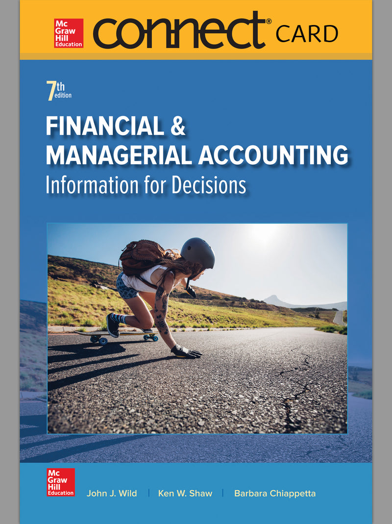 Connect Access Card For Financial & Managerial Accounting 7e
