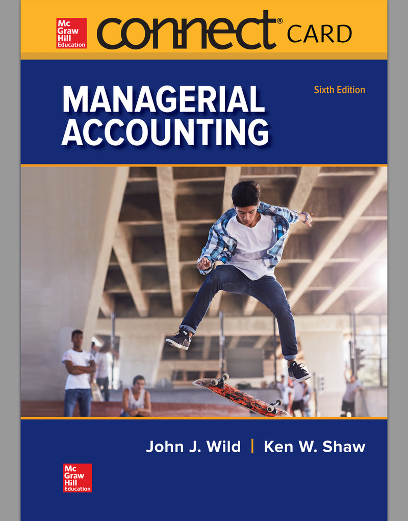Connect Access Card For Managerial Accounting 6e