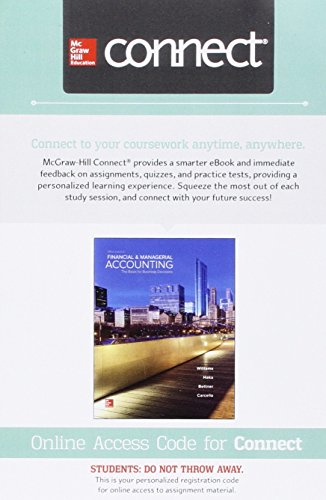 Connect Access Card For Financial & Managerial Accounting