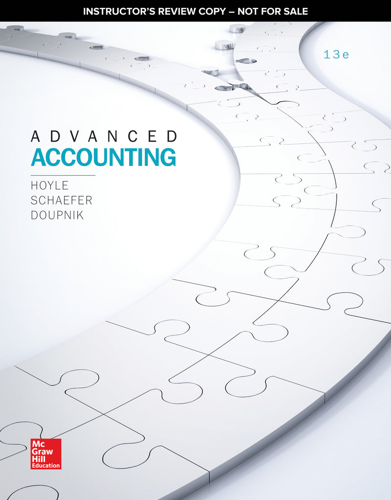 Loose Leaf For Advanced Accounting