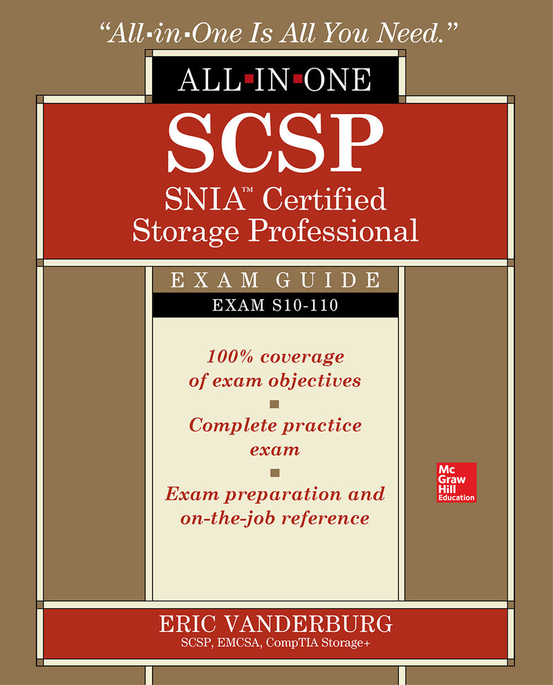 Scsp Snia Certified Storage Professional All In One Exam Guide Exam S10 110