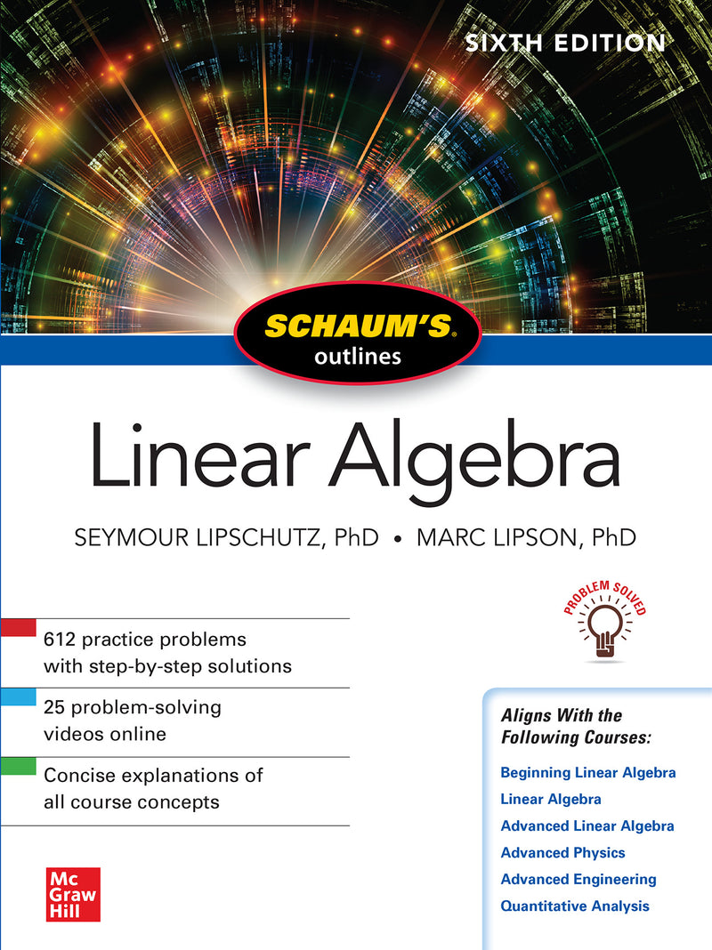 Schaums Outline Of Linear Algebra Sixth Edition 6e