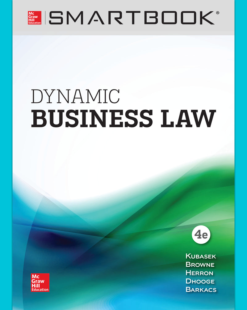 Smartbook Access Card For Dynamic Business Law  4e