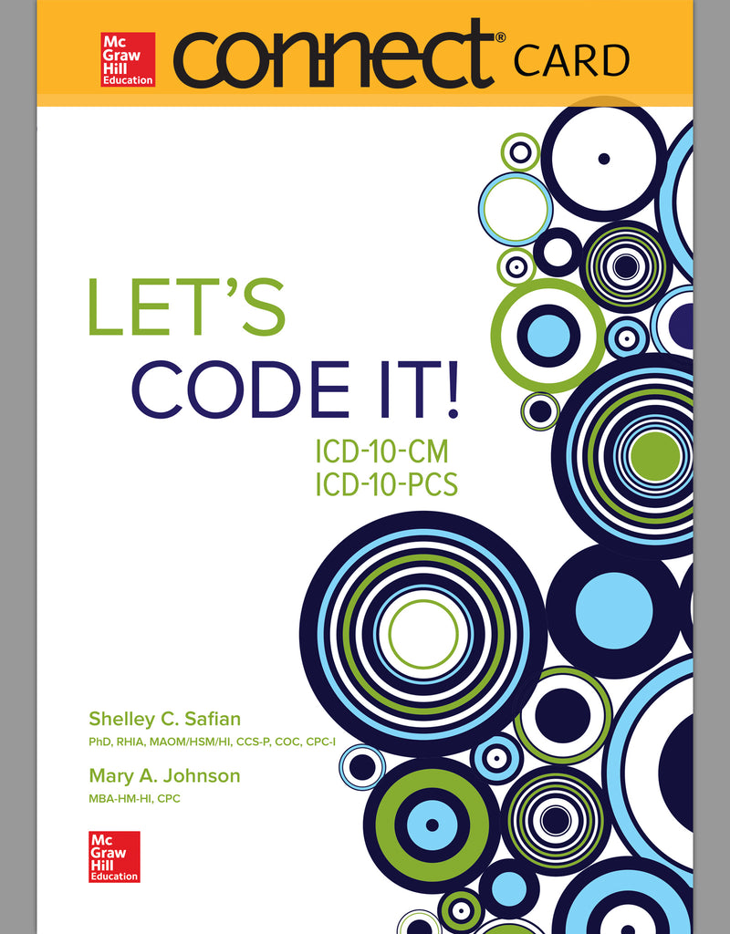 Connect Access Card For Lets Code It Icd 10 Cm Pcs