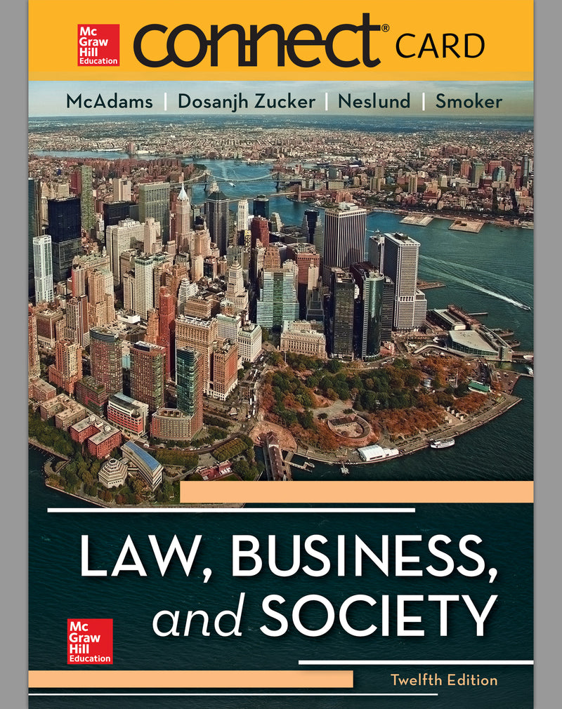 Connect Access Card For Law Business & Society