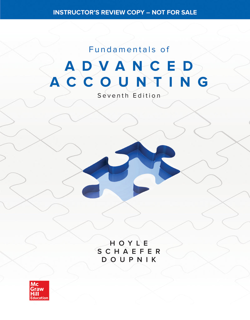 Loose Leaf For Fundamentals Of Advanced Accounting 7e