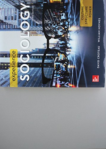 Experience Sociology With Connect Access Card 3e