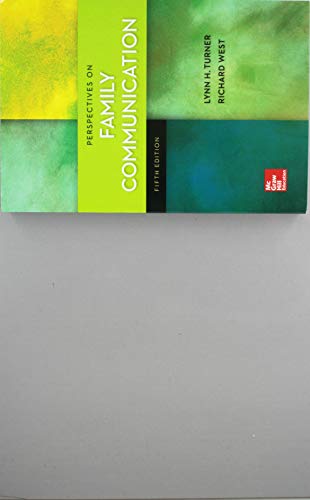 Gen Combo Perspectives On Family Communication; Connect Access Card 5e