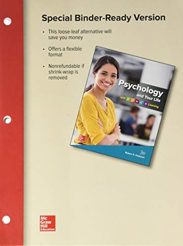 Gen Combo Looseleaf Psychology And Your Life; Connect Access Card 3e