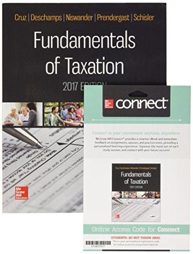 Gen Combo Fundamentals Of Taxation 2017; Connect Access Card